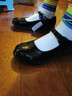 米宝儿（MIPP）  女童皮鞋春秋儿童黑亮光英伦宝宝3-16岁黑色公主鞋四季女 「666-8」合成革 基本款 235mm 鞋内长250mm 实拍图