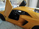 威利（WELLY） LP700 合金汽车模型1:24兰博基尼LP700-4 LP610-4汽车模型 LP700-4黄色 实拍图
