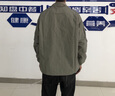 型曼日系潮牌猎装翻领工装夹克男士春秋百搭上衣服男复古简约休闲外套 绿色 L 实拍图