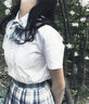 萝美酱jk制服春秋全套女生短裙学院风JK裙百褶裙半身裙套装显瘦裙子 温柔格裙+短袖衬衫+领结 S 【建议80-95斤】 实拍图