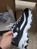 斯凯奇（Skechers）男鞋经典情侣熊猫鞋男子休闲运动鞋厚底缓震老爹鞋 52675/BKW 44 实拍图