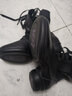 卡路奇真皮舞蹈鞋女鞋软底春秋新跳舞女鞋四季现代水兵舞广场舞蹈鞋靴子 黑色单层牛皮【4CM跟高】四季款 40 实拍图