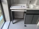 四季沐歌 太空铝洗衣机一体柜阳台伴侣卫生间洗手洗漱台盆带洗衣槽搓板 140CM(右盆)铁灰石-白盆 实拍图