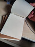 莱特 牛皮纸线圈本超厚黑卡笔记本子学生记事本方格上翻活页本子网格考研本子加厚简约环装本记录本 A6【牛皮 空白本】竖版/4本 实拍图