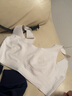 松山棉店少女内衣无钢圈抑菌透气文胸发育期背心胸罩初中生高中生商场同款 白色 L 165/78 实拍图