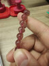 咏生缘天然草莓晶散珠子石英岩手链项链DIY饰品配件半成品粉晶批发 8mm/26粒【粉透金砂收藏级】 实拍图