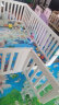 你好童年可变衣柜宝宝游戏围栏婴儿童防护栏地上爬行垫小户型客厅室内家用 114*180（可变柜） 晒单实拍图