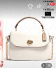蔻驰（COACH）【品牌直供】MARLIE系列女包复古翻盖链条女生包节日礼物送女友 C1560IMCAH白色 实拍图
