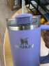 STANLEY【新品】巨无霸吸管杯办公车载水杯不锈钢保温杯887ML-柔紫 实拍图