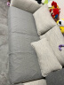 浪莎 沙发垫 沙发垫套  防滑北欧水洗现代提花四季通用加厚沙发垫子 沙发垫90*90cm可做靠背 浅灰色 实拍图