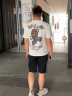 Lee Cooper高端短袖t恤男日本进口潮牌重磅透气体恤宽松动漫印花半袖卫衣男 白色 XL码 适合体重124-140斤穿 晒单实拍图