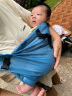 DI·DI HOUSEminimonkey前抱便携式新生儿迷你单肩背带婴儿透气背巾小月龄背带 浅蓝 晒单实拍图