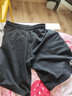 安踏运动五分裤男2026夏季新款宽松梭织薄款直筒冰丝凉感速干透气短裤 基础黑-4 【 棉质针织-斜插口袋】 M (170)  (适合100-120斤) 实拍图