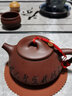 古悦堂 宜兴名家纯全手工紫砂壶工艺师茶壶茶具 君子石瓢壶 小号200毫升 200ml 实拍图