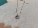 Vana【跳动的心】银项链女吊坠女生日礼物送女朋友老婆 璀璨之心项链云南玫瑰礼盒 实拍图