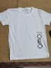啄木鸟纯棉短袖t恤男圆领夏季潮流休闲青少年男生百搭半袖打底衫装体恤 002白色 L 实拍图