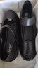 强人女鞋头层牛皮镂空透气女凉鞋软面软底休闲鞋 JDD1113016 黑色 37 实拍图
