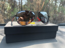 雷朋（RayBan）法拉利联名款偏光太阳镜男女款眼镜理工男运动户外墨镜0RB8313M F002H2黑色镜框紫色镜面 尺寸61 实拍图