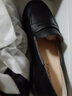 天美意皮鞋女鞋商场同款柔软羊皮乐福鞋单鞋CCJ38CA3 黑色 37 实拍图