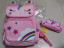 小虫家书包小学生轻便女三四年级6-12岁潮超轻减负男孩儿童双肩背包一二 粉色独角兽小号+笔袋 实拍图