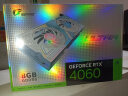 七彩虹（Colorful）RTX 4060 AD/Ultra战斧视频渲染电竞白色直播游戏光追AI显卡 RTX 4060Ti Ultra W OC 8GB 实拍图
