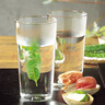 HARIO日本原装进口耐热玻璃杯水杯简约直身水杯果汁杯啤酒杯HPG 耐热玻璃杯（1个） 420ml*4个 实拍图