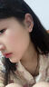 LnieerS999足银海蓝耳钉女轻奢气质高级感百搭耳环2025新款爆款秋冬耳饰 3mm海蓝锆石耳钉【S999足银】 实拍图