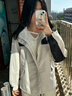 啄木鸟冲锋衣男女三合一男士夹克外套2025春秋季新款户外运动情侣登山服 卡其色【三合一套装】 L 【135-150斤左右】 实拍图