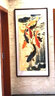 泓砚（HONGYAN） 中式字画九鱼图玄关装饰画走廊过道挂画办公室客厅茶室餐厅壁画 九鲤图 165*80cm/幅 实拍图