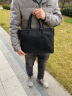 法国COW男包商务公文包 男士时尚休闲手提包单肩斜挎电脑包旅行背包 C-8610公文包 黑色 晒单实拍图