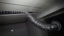 金羚（JINLING）铝箔管浴霸换气扇通风管配件口径100mm 伸缩软管长1.5米 实拍图