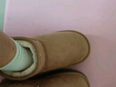 大东雪地靴2025冬季新款时尚保暖长毛绒里短靴厚底增高棉鞋1206 棕色 【长绒毛保暖内里4cm厚底】 39 实拍图