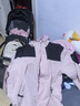 西域骆驼 VANCAMEL冲锋衣款式女男三合一可拆卸短外套防风保暖加厚登山服情侣滑雪服 23658嫩粉-女【三合一可拆内胆】 XL 实拍图