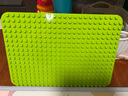 皇积（HUANG JI）兼容le高大颗粒拼装积木底板建构儿童玩具幼儿园墙壁 大颗粒浅绿【24x17点】  大圆角 实拍图
