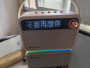 山水（SANSUI）V3户外K歌音响麦克风小型拉卡OK一体机无线蓝牙儿童话筒家庭ktv歌词显示音箱【单话筒+毛绒套】 实拍图