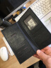 格比森 商务公文包男士单肩包软皮斜挎包 大容量A4文件夹手提包 可装14英寸笔记本电脑 黑色经典 实拍图