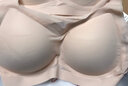 Carey Kay无痕运动内衣女无钢圈聚拢乳胶文胸小胸收副乳美背心式胸罩薄款 粉色-背心款 L (36) 适合100斤-120斤 实拍图