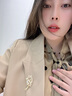 纪诗哲（GIEVSZHE）精致璀璨花朵胸针时尚女礼盒装时尚甄选饰品送女友送领导长辈礼物 麦穗之花星黛银色-送礼优选 实拍图