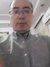 凡品丹尼（FANPINDANNI）衬衫男春秋季休闲白色长袖衬衣男士修身免烫牛津纺商务男装 灰色+天蓝【常规2件装】 2XL 码（140-160斤） 实拍图