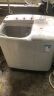 小天鹅（LittleSwan）双缸洗衣机双桶半自动 原厂品质电机 强劲水流 洗脱分离 可以单独脱水机 适合家庭老人用 8公斤双缸TP80VDS08 实拍图
