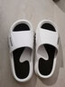 回力运动拖鞋男夏季可外穿户外eva厚底防滑高档潮流踩屎感凉拖鞋男士 白色 40-41 实拍图