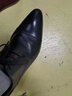 村哥牛皮男士皮鞋商务正装三接头皮鞋男尖头英伦男鞋 黑色 40 实拍图