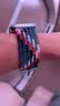 BHO【磁吸编织】适用苹果手表表带apple iwatch s10/s11表带ultra3/2/s9/8/7磁吸编织se3男女生款夏季 卡扣版【牛仔七彩】 【38/40/41/42mm】表盘通用 实拍图