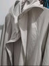无印良品（MUJI）【防紫外线】 女式 拉链连帽衫防晒衣服外套BB12CC3S 浅银灰色 UPF:40+ 均码（160/84A） 实拍图