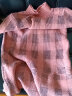 泊宗 秋冬连衣裙女2023年新款荷叶边拼接针织裙修身气质中长款毛衣裙 粉色 均码 实拍图
