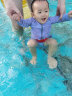 柯帛（KEBO） 韩国儿童泳衣连体鲨鱼可爱男女童小童宝宝婴儿防晒游泳衣 灰色 XS 晒单实拍图