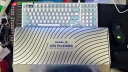 达尔优（dareu）A98pro机械键盘三模热插拔游戏办公PBT键帽全键RGB弹力臂gasket结构天空轴V4-冰霜蓝 实拍图