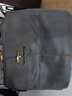 花迹（HUAJI）真皮女包新款女士单肩斜挎包大容量妈妈包软皮头层牛皮中年斜跨包 灰色 实拍图