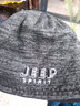 JEEP吉普毛线帽子男秋冬季针织帽双面戴户外保暖加厚加绒线帽青年运动骑行护耳套头帽潮 深灰色 均码 实拍图