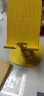 手机支架桌面IPAD平板支架可旋转升降懒人直播拍视频追剧神器小巧便携支撑架可折叠 金属底座-三轴旋转桌面支架黄色 实拍图